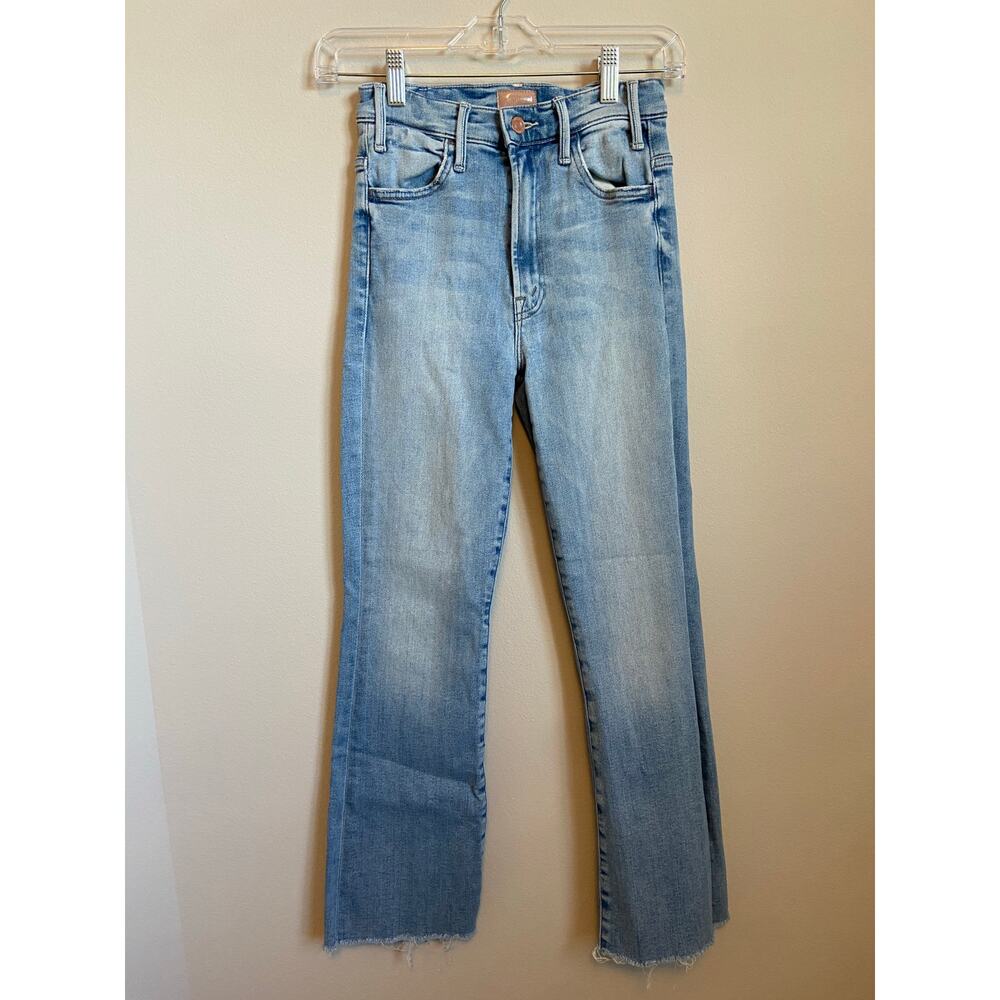 Mother The Hustler Ankle Fray Au Revoir Jeans Size 24 - Picture 2 of 7